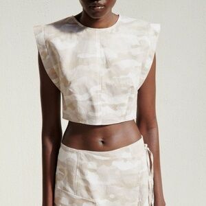 Camo Zara Linen Tank